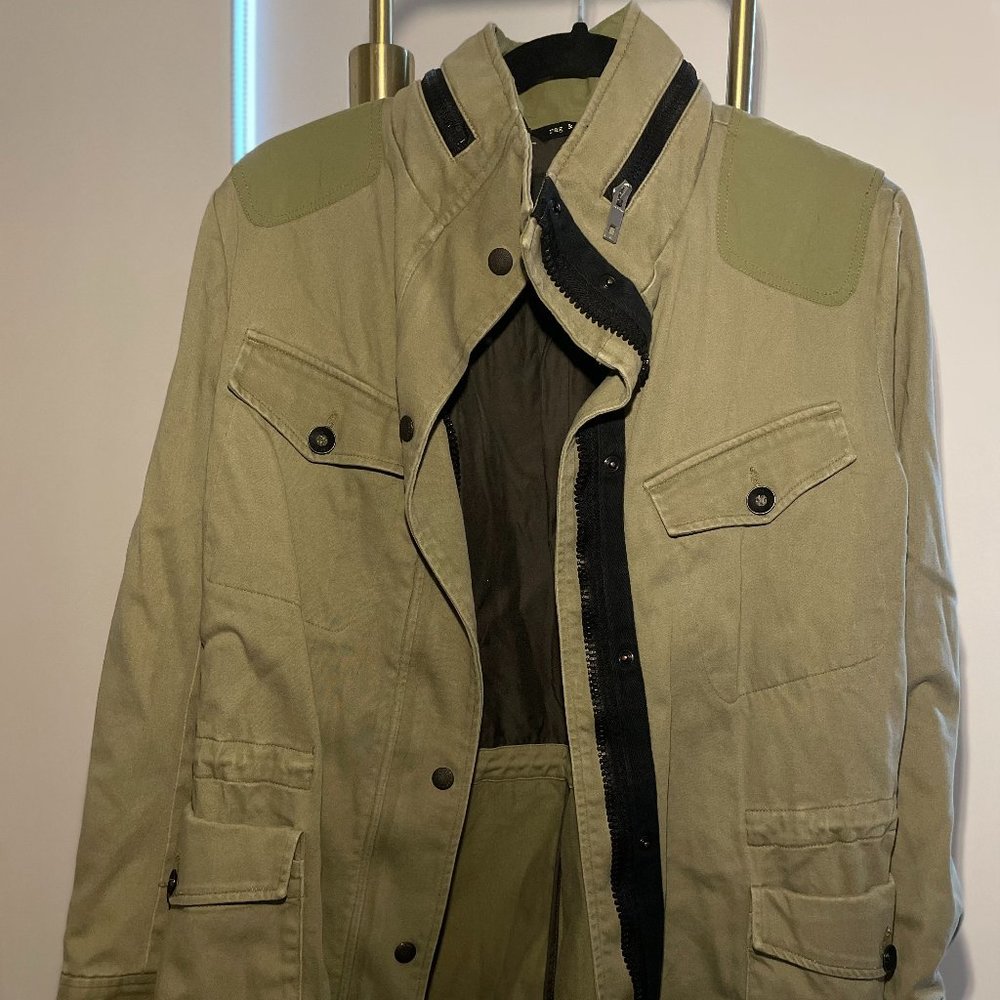 Rag and Bone Army Green Jacket Womens Size M